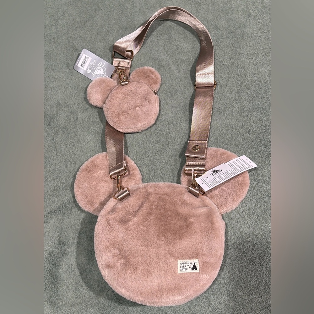 Disneyland Mickey Plush Crossbody with Coin Purse - NWT!! - Picture 3 of 3